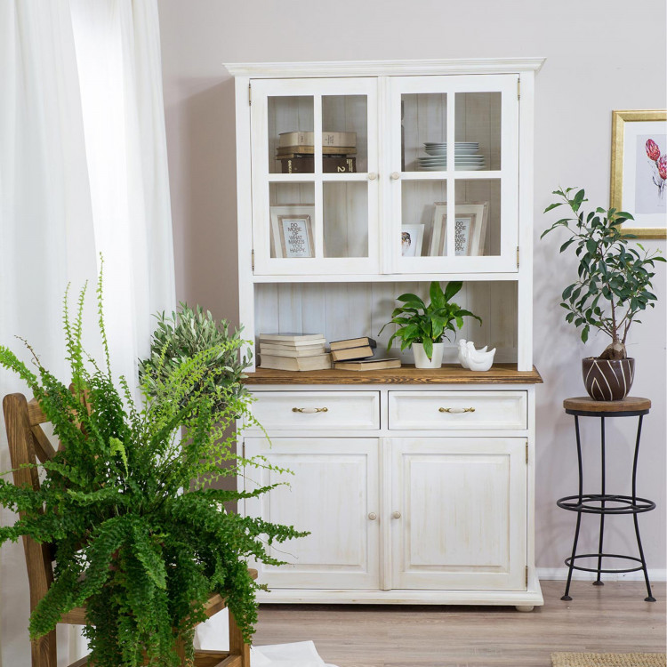 Üveges vitrin provence stílusban  - 1