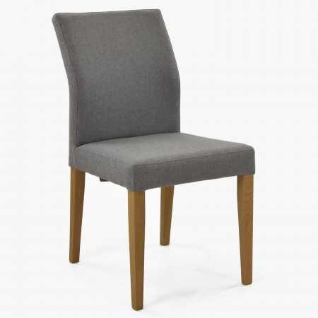 Modern, szürke kárpitozott szék, Skagen  - 3