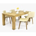 Tölgyfa konyhai asztal, New line 160 x 90 cm  - 2
