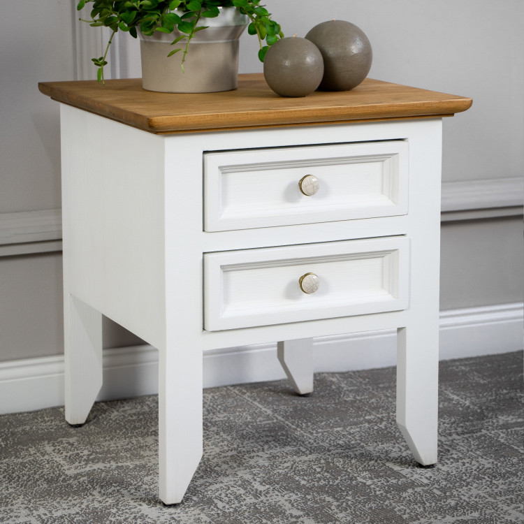 Provence fából készült éjjeliszekrény, Lille 212  - 0