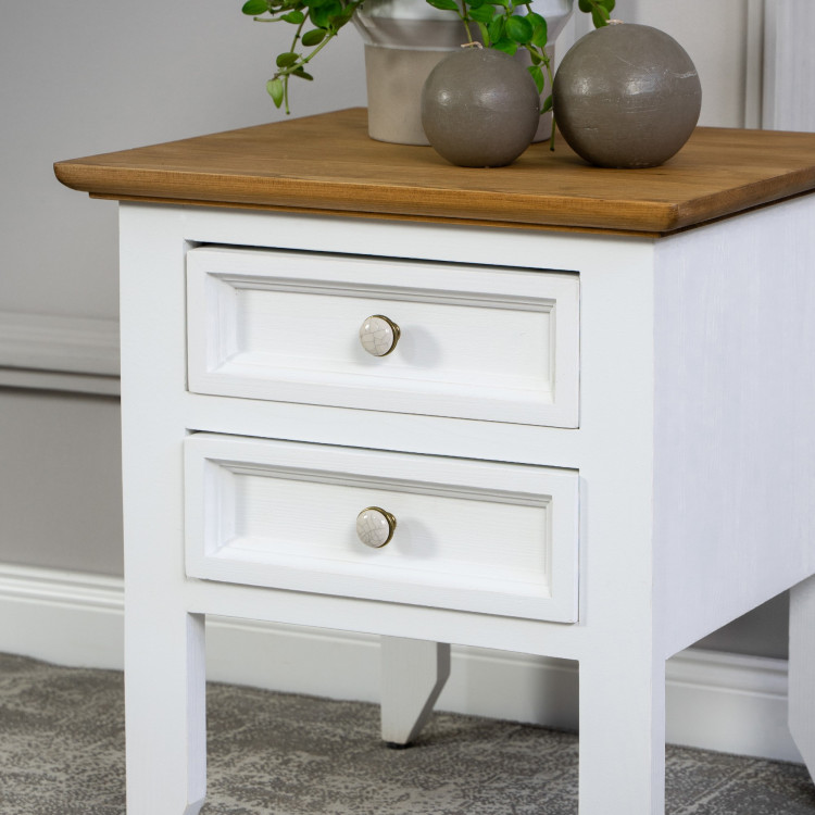 Provence fából készült éjjeliszekrény, Lille 212  - 2