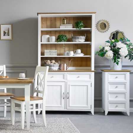 Fából készült Provenance fiókos komód, Lille 210  - 1