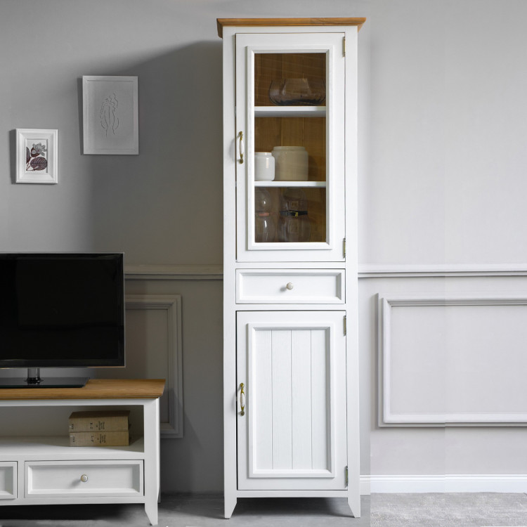 Provenance egyajtós fa vitrin, Lille  - 0