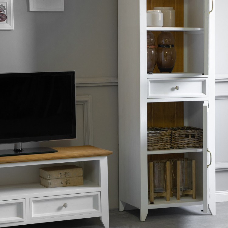 Provenance egyajtós fa vitrin, Lille  - 3