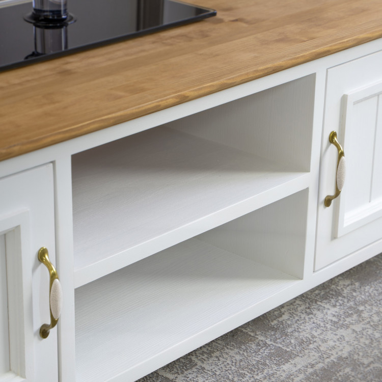 Fából készült Provence TV asztal, Lille  - 4