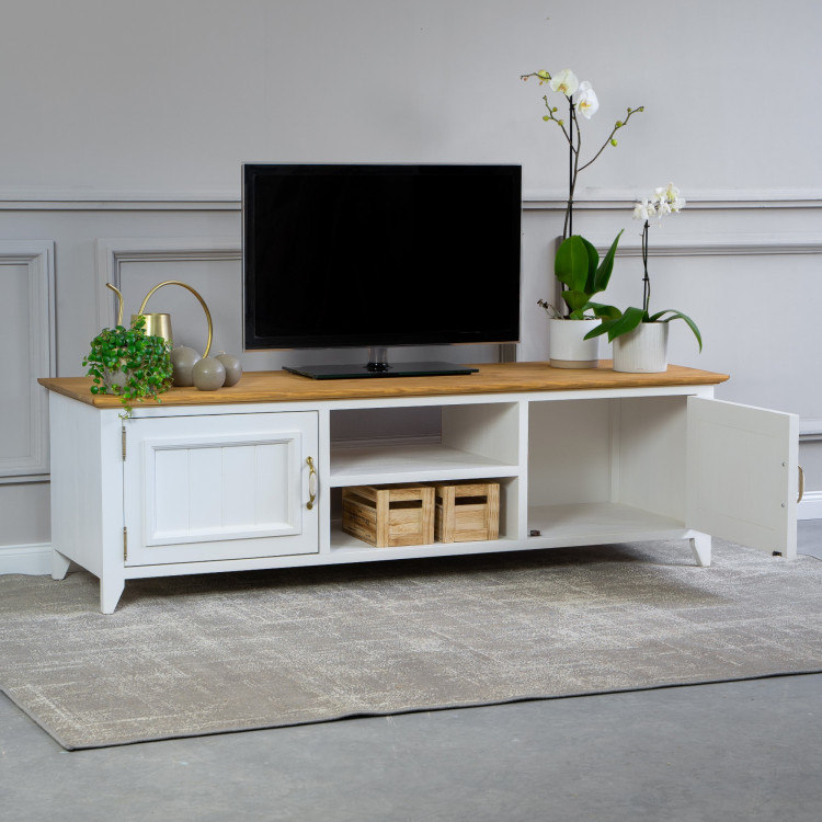 Fából készült Provence TV asztal, Lille  - 5