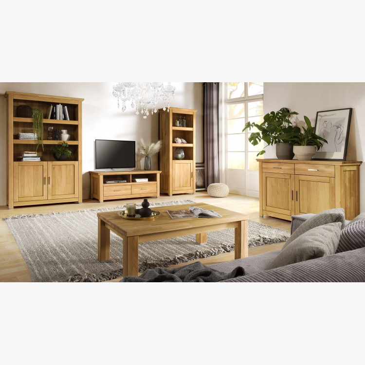 Tölgyfa polcos szekrény ajtóval, Alexandra 14  - 9