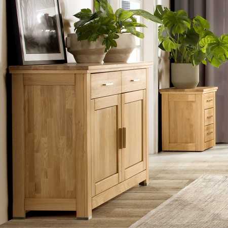 Tölgyfa ajtós komód, Alexandra 44  - 9