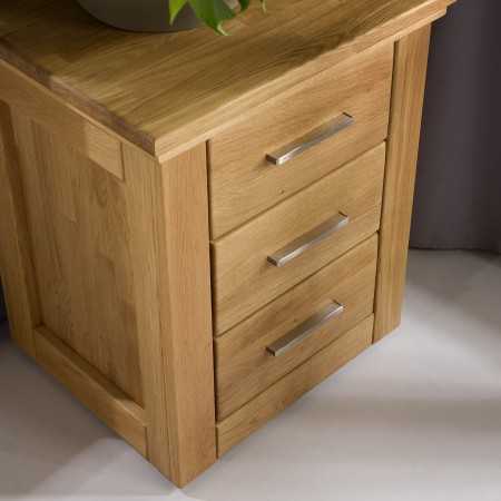 Tölgyfa kicsi fiókos komód, Alexandra 85  - 3