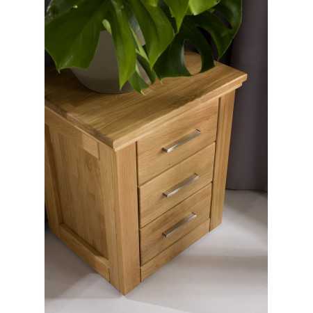 Tölgyfa kicsi fiókos komód, Alexandra 85  - 5
