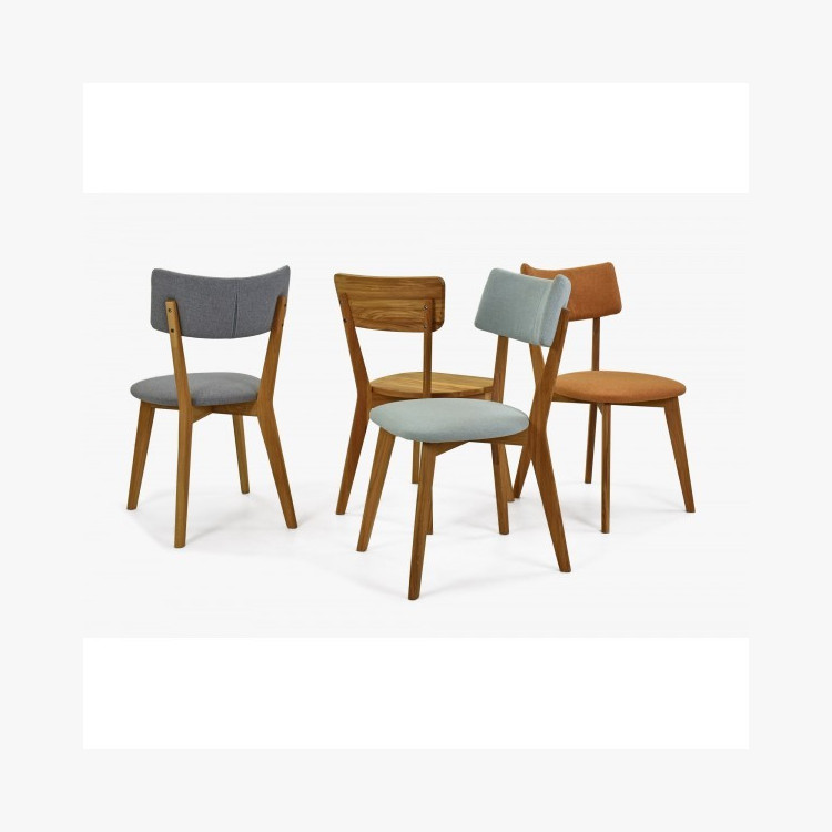 Tömör tölgyfa szék, Noci , Fából készült ebédlő székek