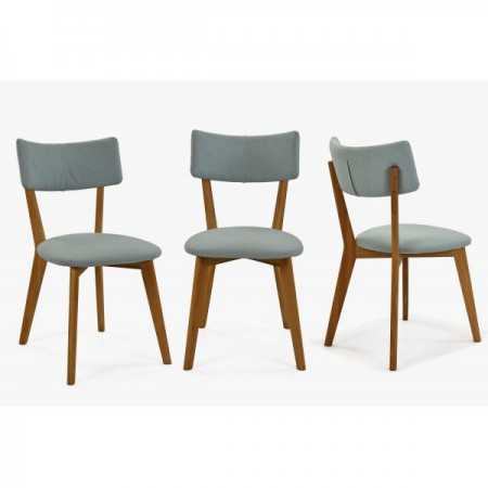 Lábtartós szék - tölgy láb, Menta éjjel  - 6