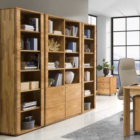 Tölgyfa polcos szekrény, texas 13  - 3