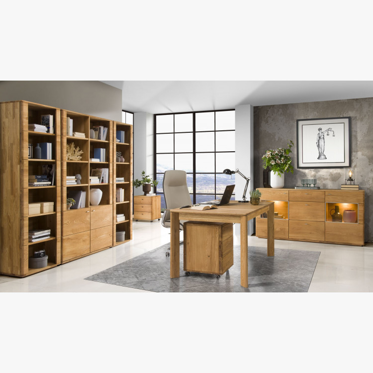 Tölgyfa polcos szekrény, texas 14  - 4