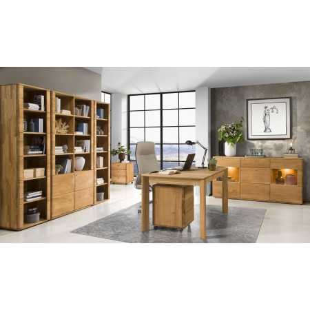 Tölgyfa polcos szekrény, texas 14  - 4