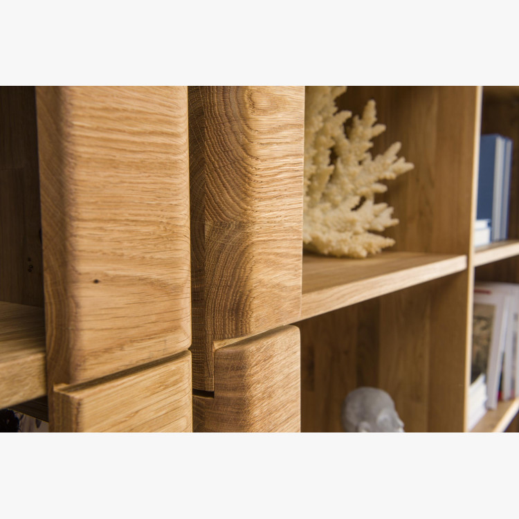 Tölgyfa polcos szekrény, texas 14  - 5