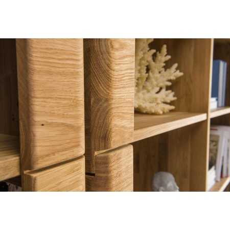 Tölgyfa polcos szekrény, texas 14  - 5