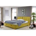 Kárpitozott ágy 180 x 200 rakodótérrel sárga, Novi  - 10