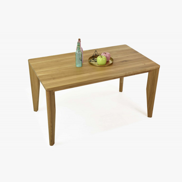 Étkezőasztal 140 x 80 tömör TÖLGY, IGI  - 13