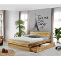 Luxus tölgyfa ágy 180 x 200 , franciaágy Anika  - 7