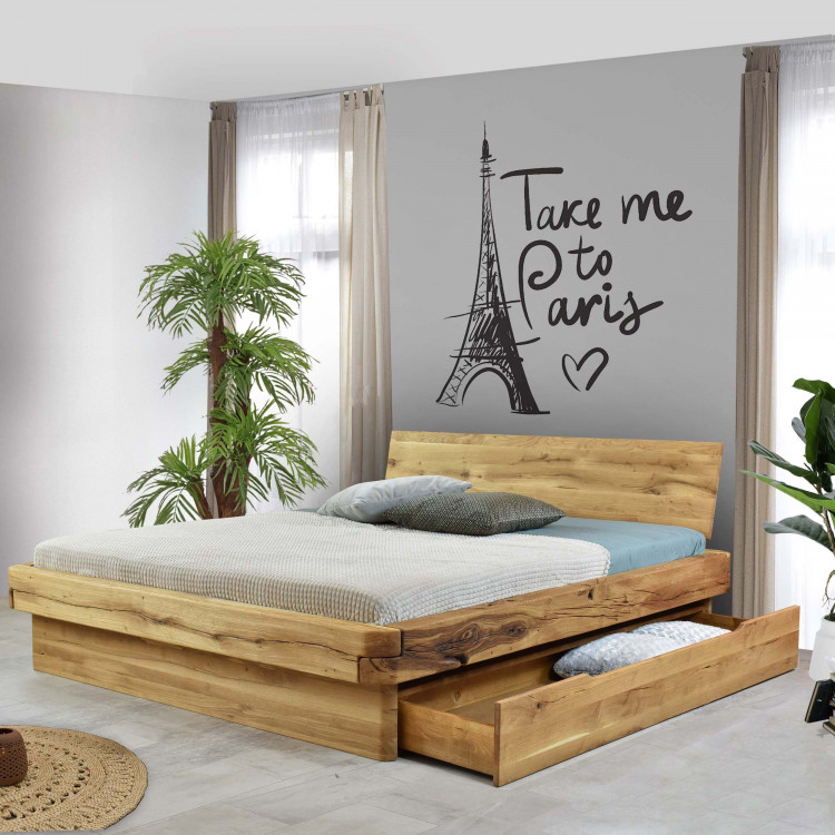 Luxus tölgyfa ágy 180 x 200 , franciaágy Anika  - 10