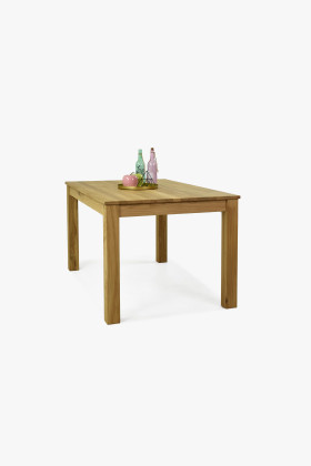 Étkezőasztal 140 x 90 tömör tölgy, Vierka  - 0 2