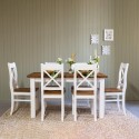 Étkezőasztal Provence 160 x 80 cm + 6 x S26 szék  - 0
