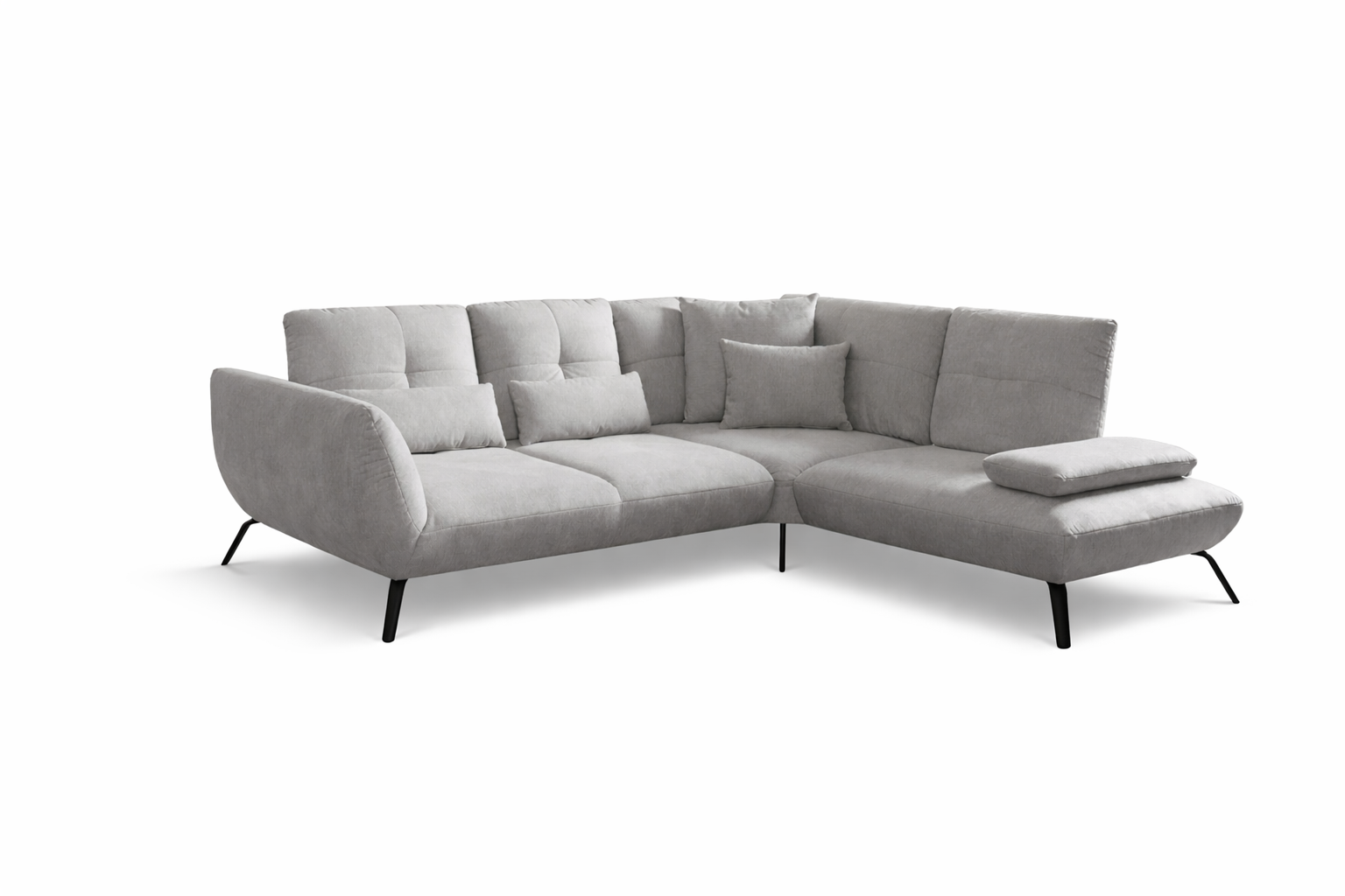 Tölgy franciaágy, fehér tölgy színben, skandináv stílusban